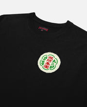 Lion Head Pattern L/S T-Shirt (Black)