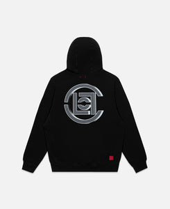 Halftone Logo Hoodie (Black)