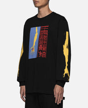 Hand Photo Print L/S T-Shirt (Black)
