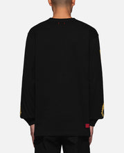Hand Photo Print L/S T-Shirt (Black)