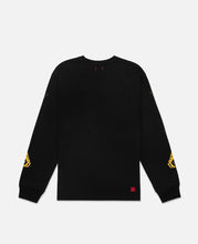 Hand Photo Print L/S T-Shirt (Black)