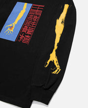 Hand Photo Print L/S T-Shirt (Black)