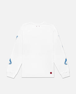 Hand Photo Print L/S T-Shirt (White)