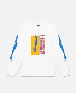 Hand Photo Print L/S T-Shirt (White)