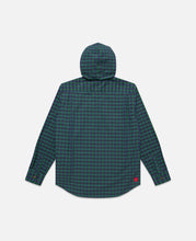 Hooded Zip Shirt (Green)