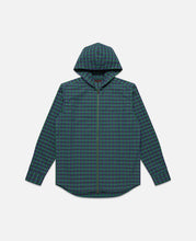Hooded Zip Shirt (Green)