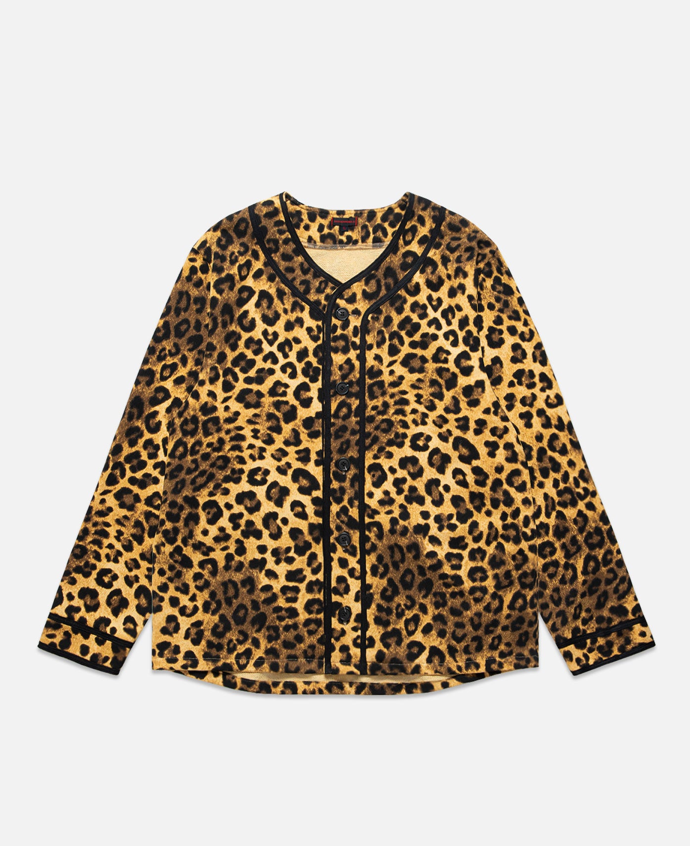 Leopard Baseball Shirt (Yellow)