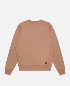 CLOT Logo Fabric Patch Sweatshirt (Brown)