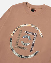 CLOT Logo Fabric Patch Sweatshirt (Brown)