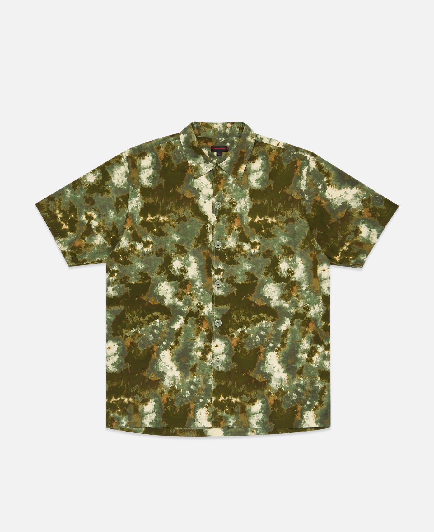 Open Collar Shirt (Green)