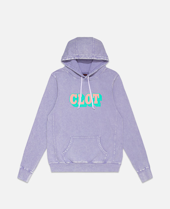 CLOT Shadow Logo Hoodie (Purple)