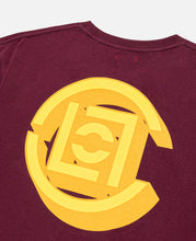 Shadow Logo T-Shirt (Burgundy)