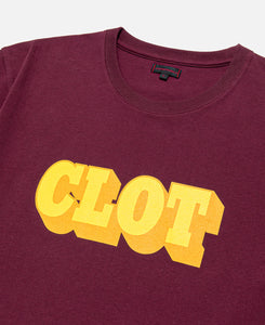 Shadow Logo T-Shirt (Burgundy)