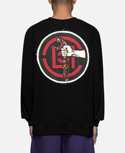 Snake Patch Sweatshirt (Black)