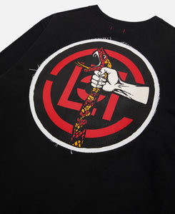 Snake Patch Sweatshirt (Black)