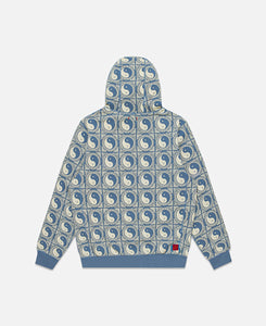 Square Tai Chi Hoodie (Blue)