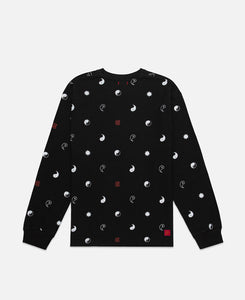 Tai Chi CLOT Star All Over Print L/S T-Shirt (Black)