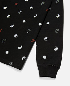 Tai Chi CLOT Star All Over Print L/S T-Shirt (Black)