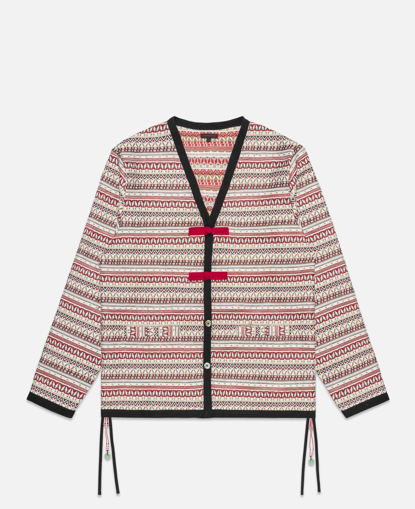 V-Neck Jacket (White)