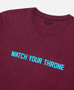 Watch Your Throne T-Shirt (Burgundy)