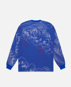Waves Crewneck (Blue)