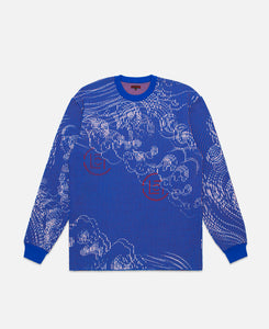 Waves Crewneck (Blue)