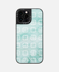 Monogram iPhone 12/13 Pro Impact Case (Green)