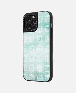 Monogram iPhone 12/13 Pro Impact Case (Green)