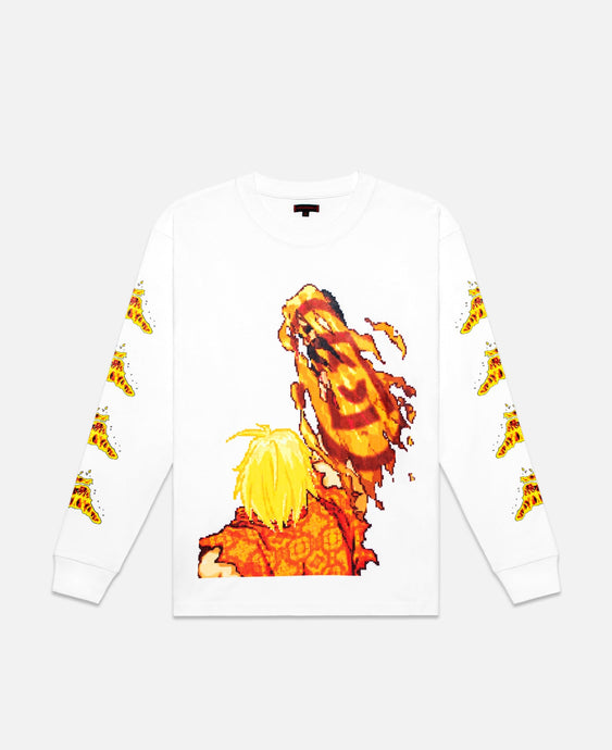 Shoryuken L/S T-Shirt (White)