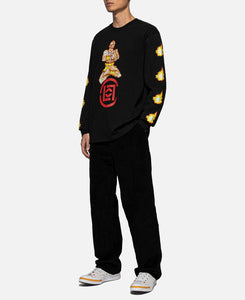 Yoga Flame L/S T-Shirt (Black)