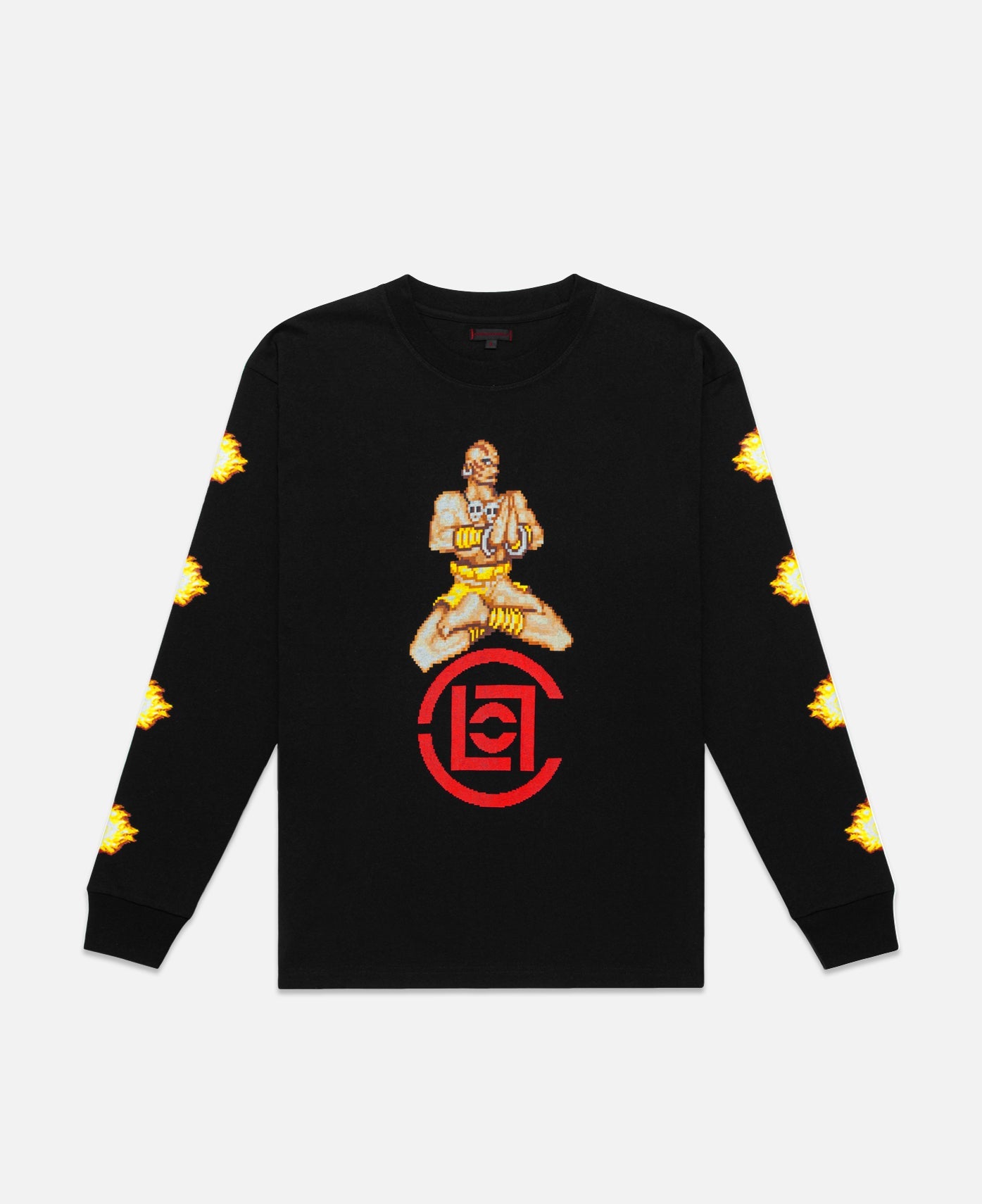 Yoga Flame L/S T-Shirt (Black)
