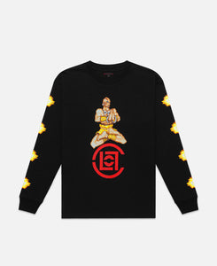 Yoga Flame L/S T-Shirt (Black)