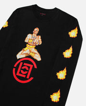Yoga Flame L/S T-Shirt (Black)