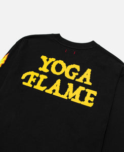 Yoga Flame L/S T-Shirt (Black)
