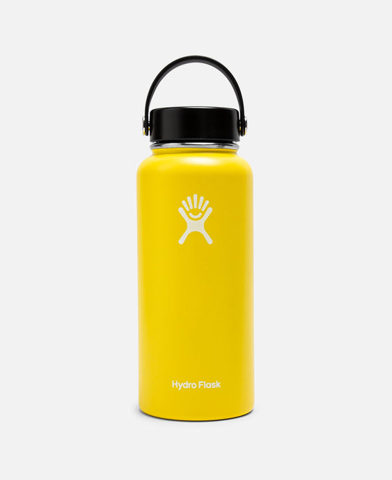 32oz Wide Mouth Water Bottle (Yellow)