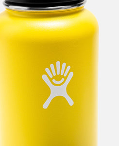 32oz Wide Mouth Water Bottle (Yellow)
