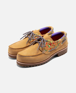 Women's Noreen 3-Eye Lug Handsewn Boat Shoes (Wheat)