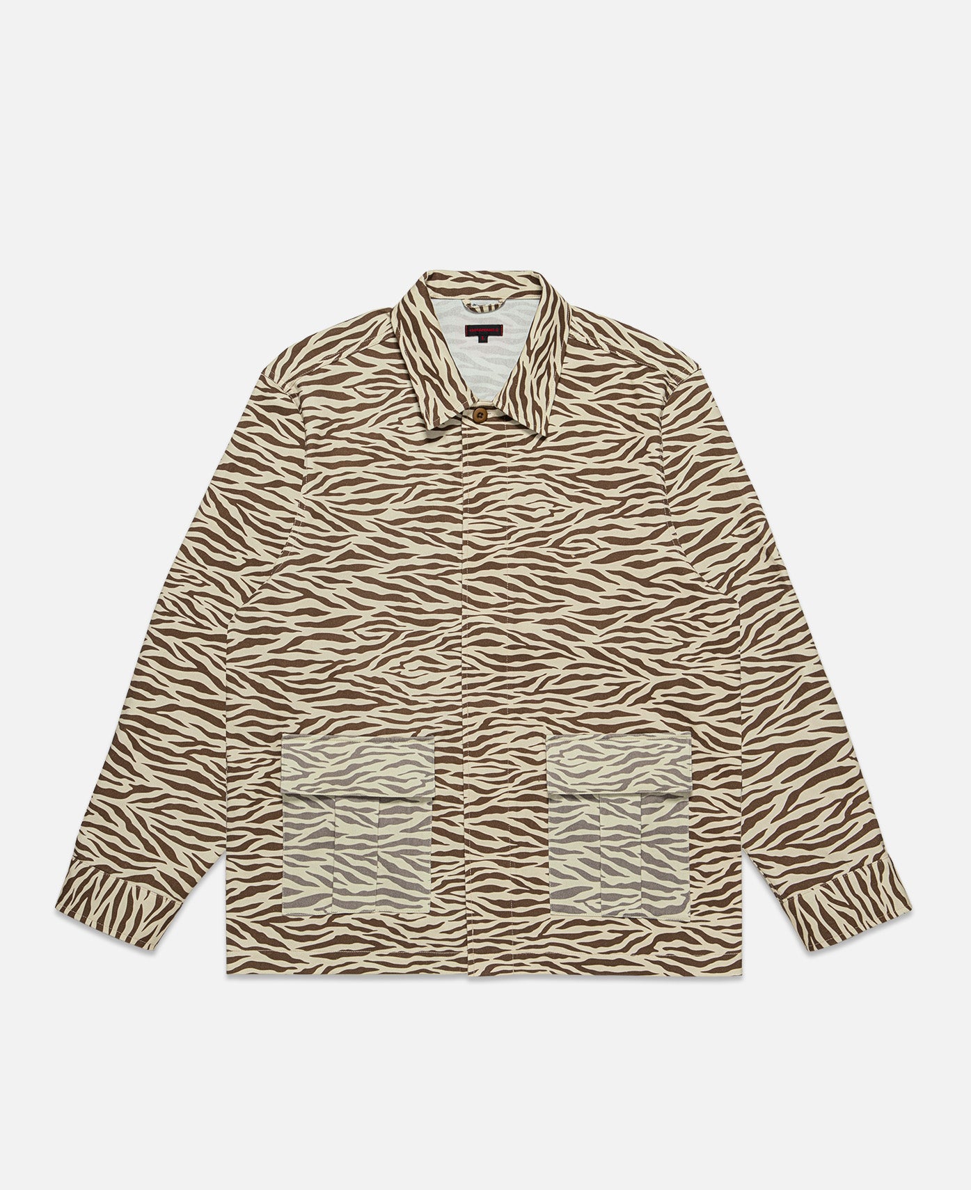 Zebra Army Jacket (Brown)