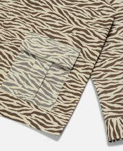 Zebra Army Jacket (Brown)
