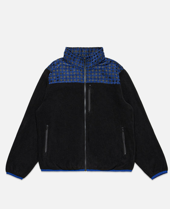 Chest Pocket Fleece Jacket (Black)