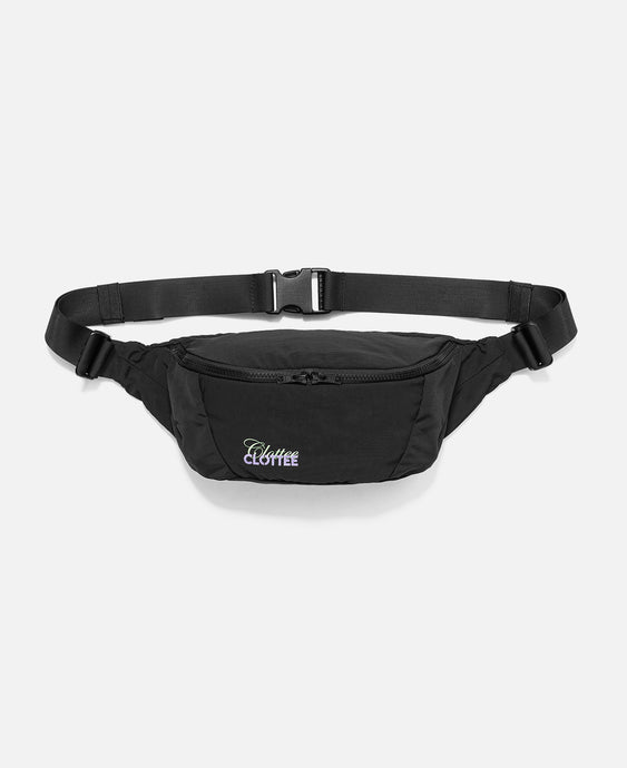 CLOTTEE Logo Cross Body Bag (Black)