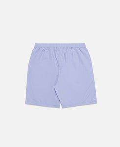 CLOTTEE Logo Print Surf Trunks (Purple)
