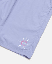 CLOTTEE Logo Print Surf Trunks (Purple)