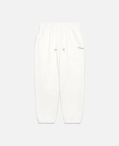CLOTTEE Script Sweatpants (Cream)