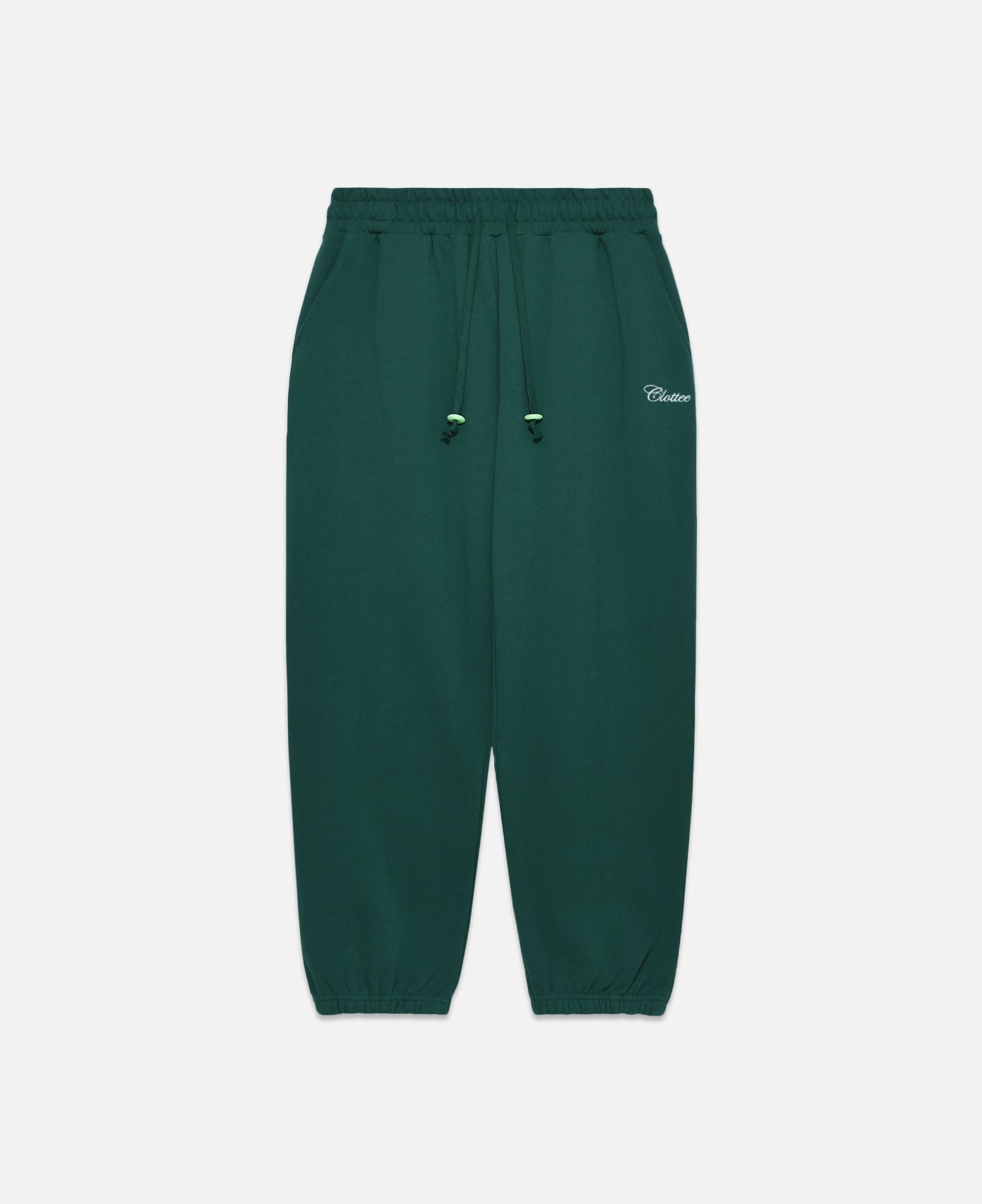 CLOTTEE Script Sweatpants (Green)