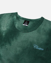 CLOTTEE Script Tie Dye T-Shirt (Green)