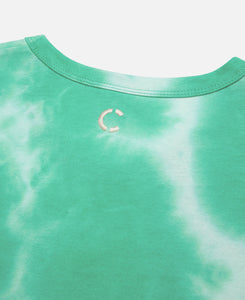 CLOTTEE Script Tie Dye T-Shirt (Mint)