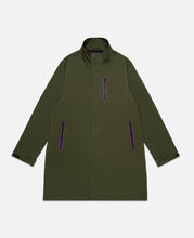 Contrast Zipper Windbreaker (Green)