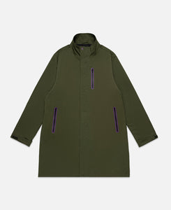 Contrast Zipper Windbreaker (Green)