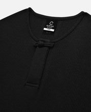 Frog Knot Henley (Black)